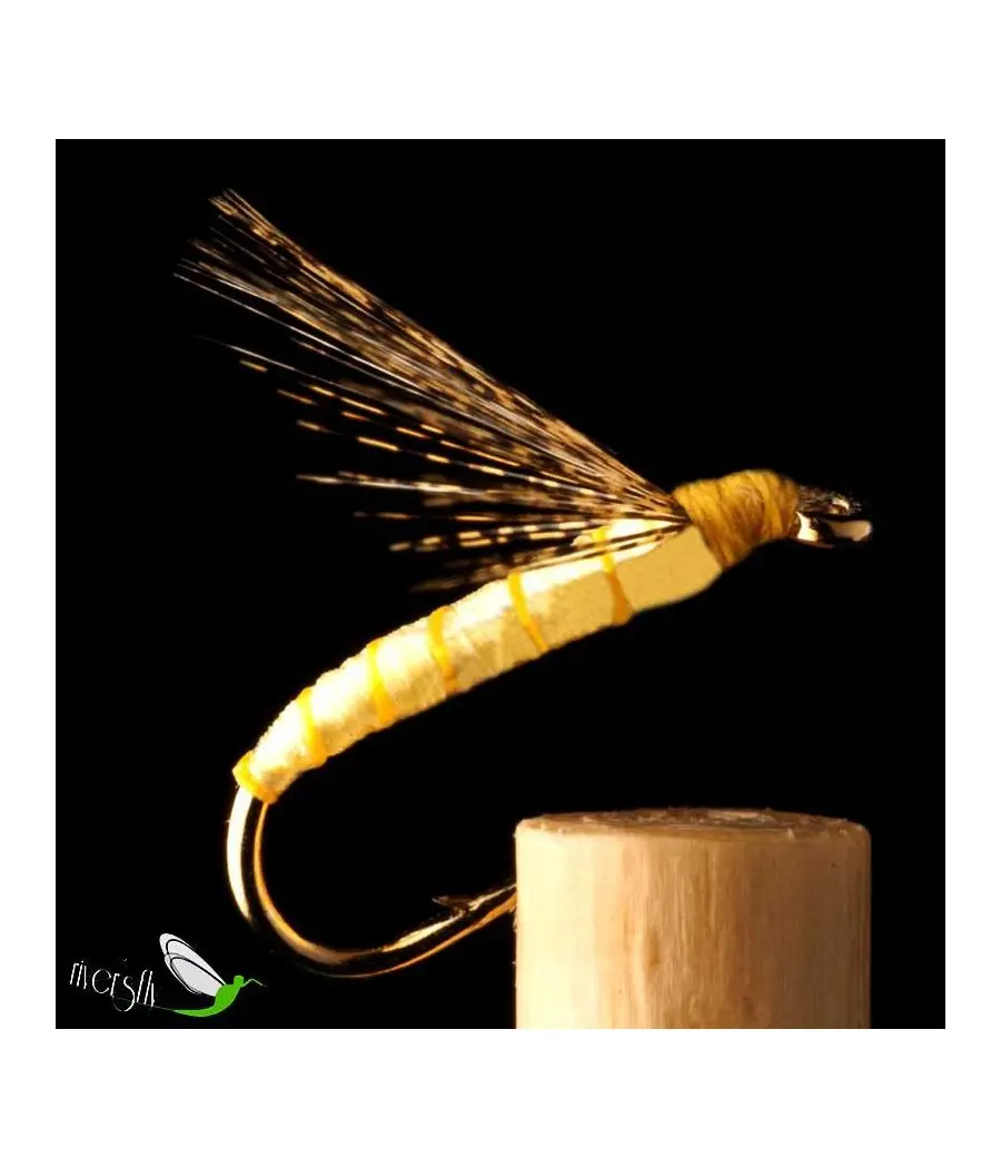 Lemon Yellow Floss Wet Fly