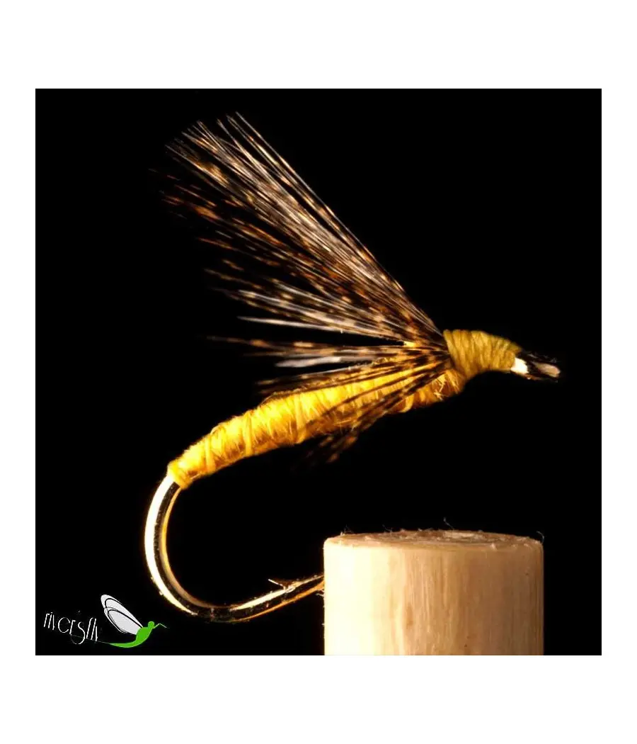 Mouche Noyée Soie Old Gold Mouche Noyée Soie Old Gold