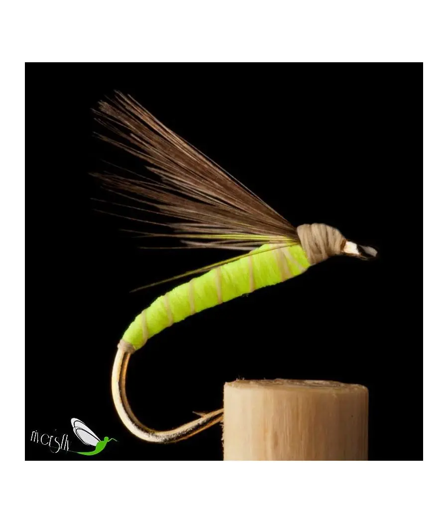 Lime Green Fluor Wet Fly
