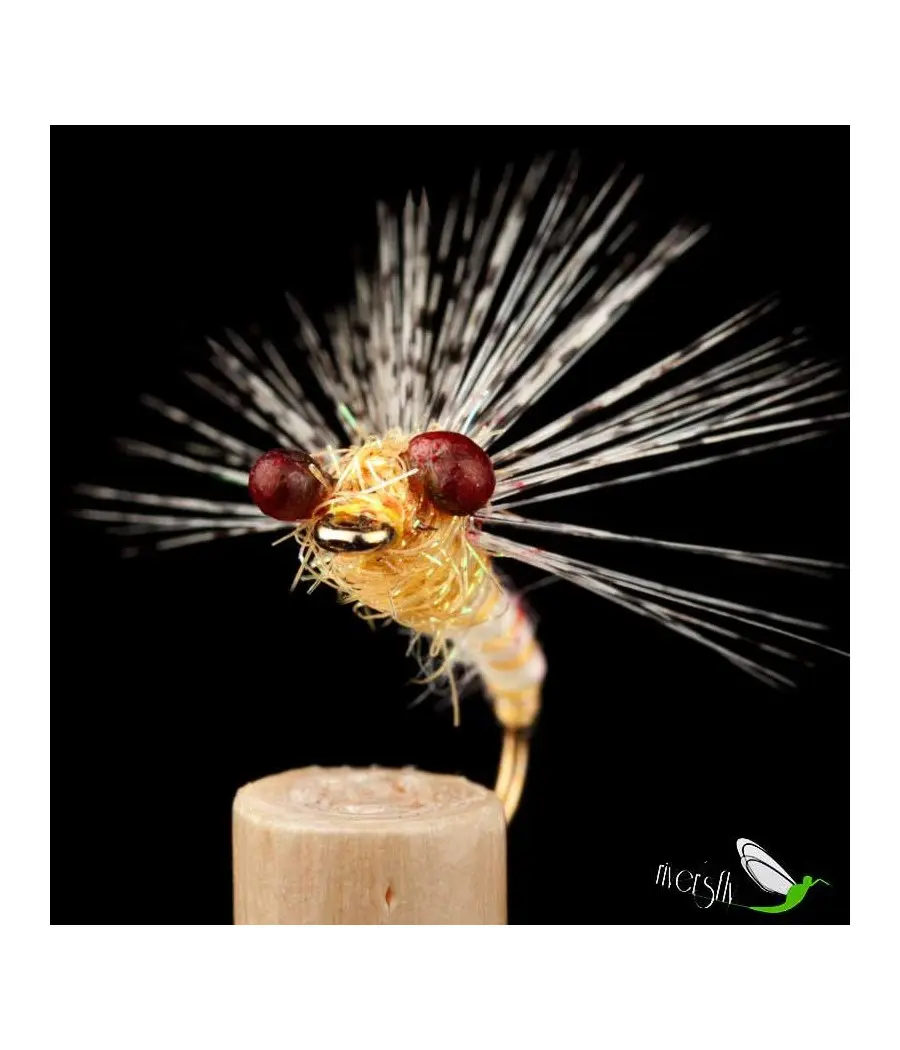 Mouche Noyée Laine Citron