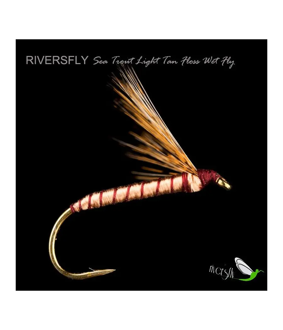 Sea Trout Light Tan Floss Wet Fly