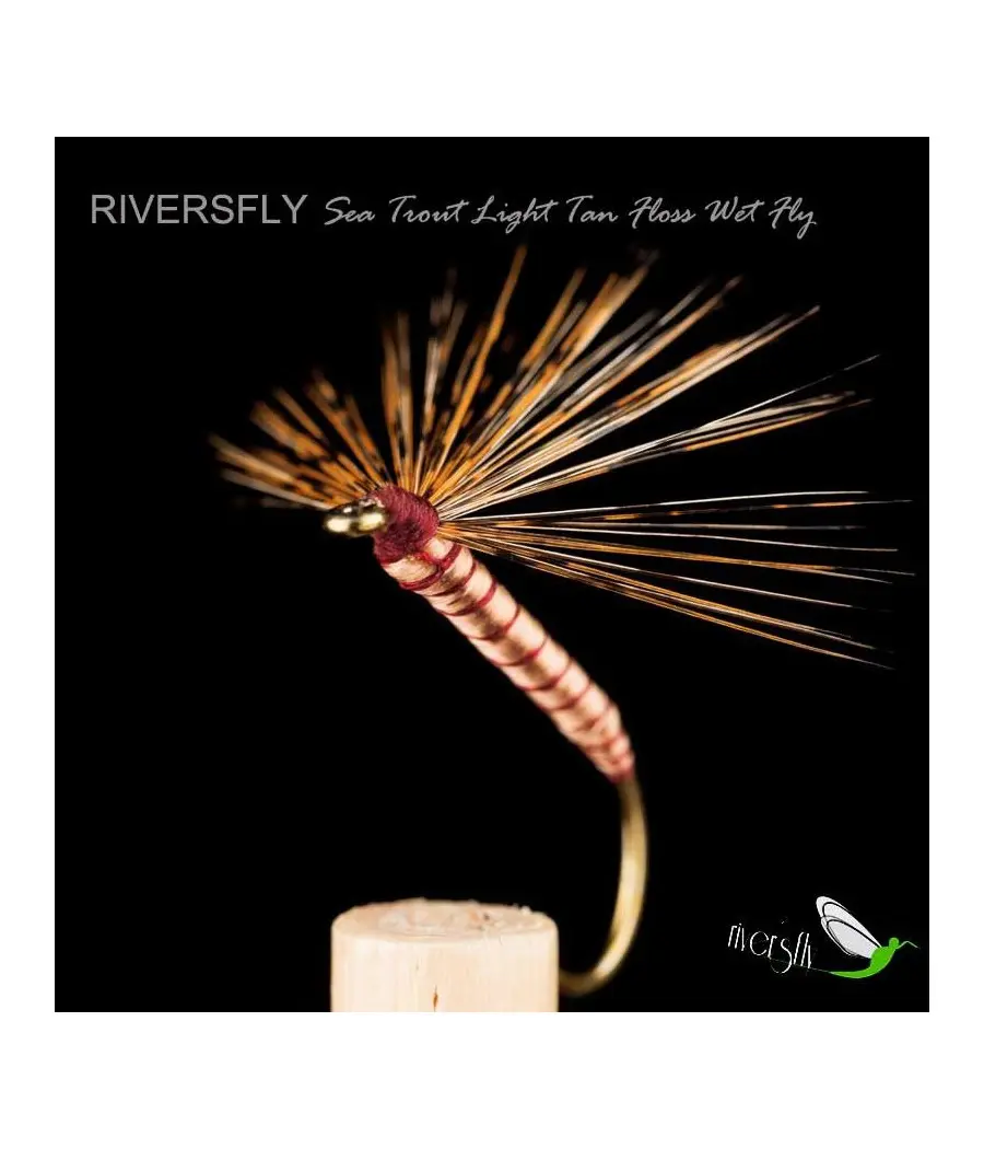 Sea Trout Light Tan Floss Wet Fly