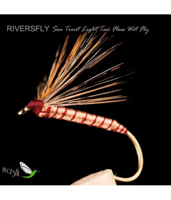 Sea Trout Light Tan Floss Wet Fly