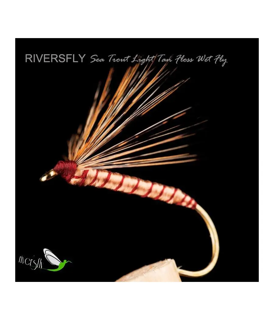 Sea Trout Light Tan Floss Wet Fly