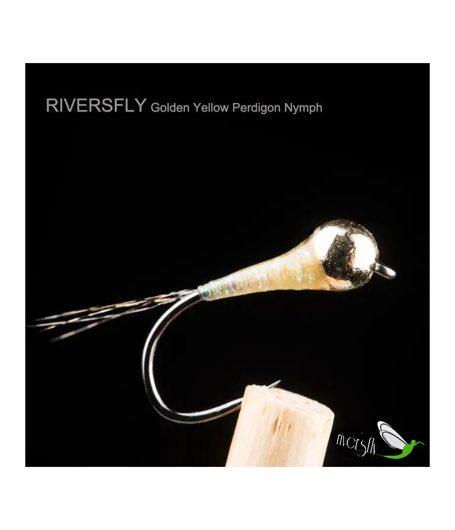 Yellow Perdigon Nimph by Riversfly