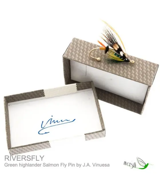 Broches Mouche Saumon Green Highlander