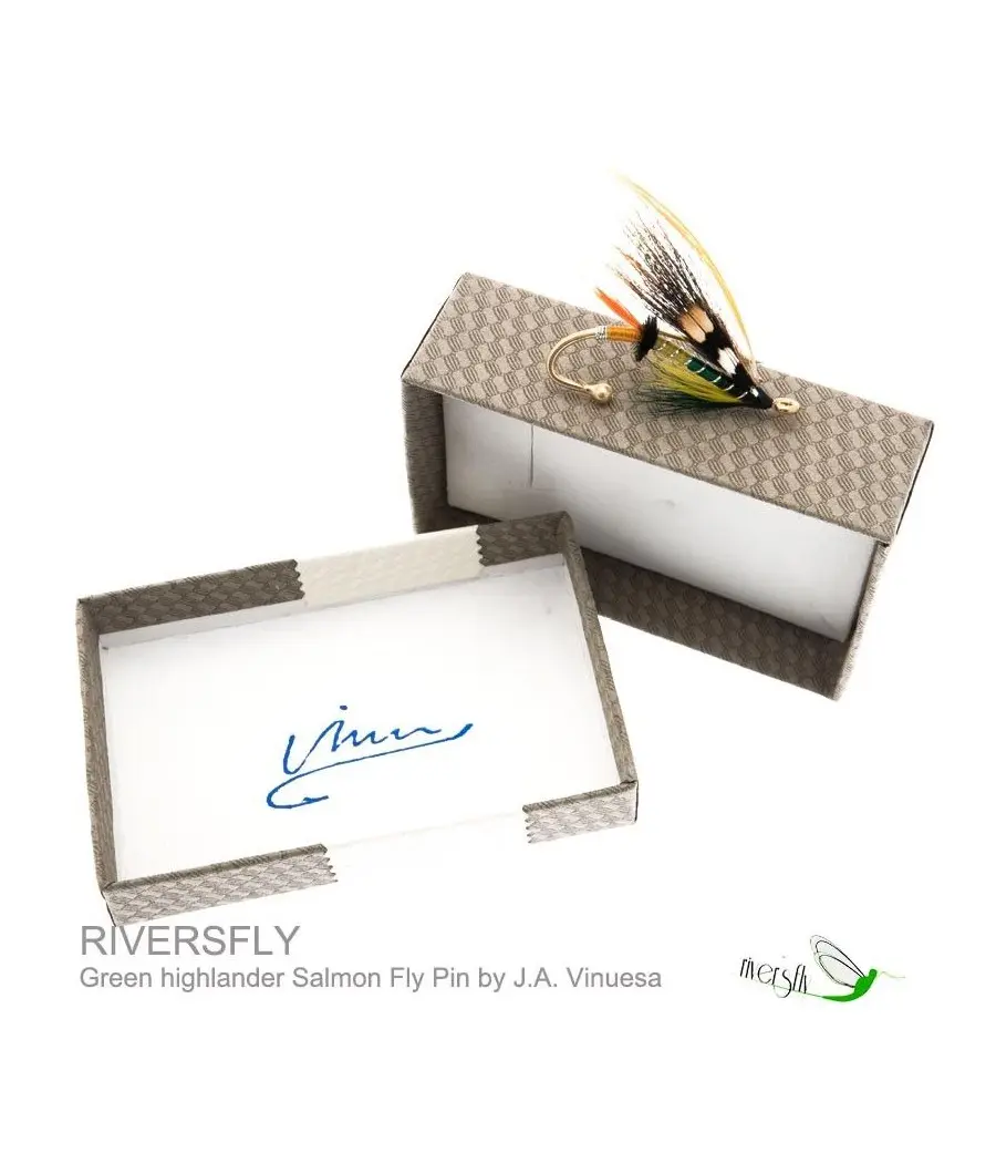 Broches Mouche Saumon Green Highlander