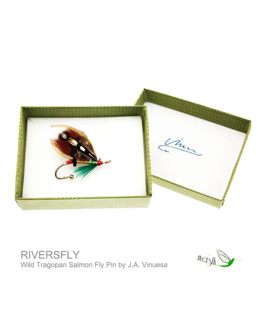 Broche Mosca de Salmón Wild Tragopan