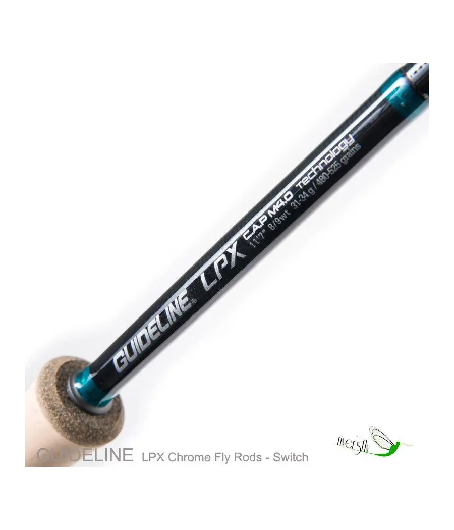 Canne a Mouche Switch LPX Chrome de Guideline Canne a Mouche Switch LPX Chrome de Guideline
