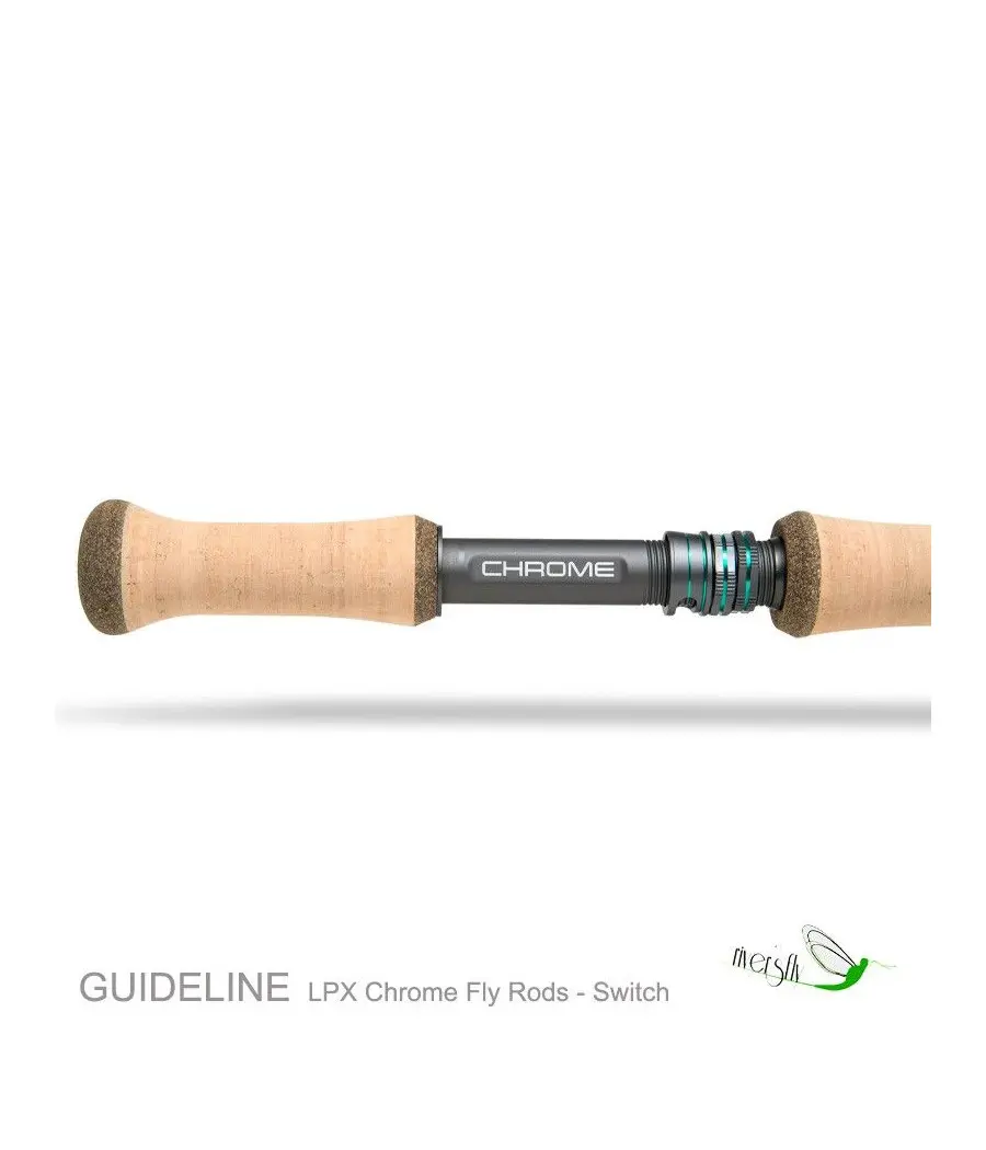 Canne a Mouche Switch LPX Chrome de Guideline