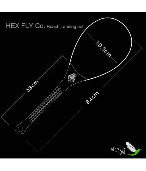 Épuisettes REACH de Hex Fly Co. Épuisettes REACH de Hex Fly Co.