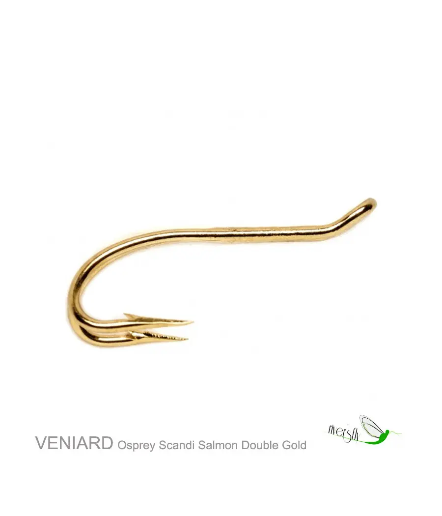 Hameçons Gold Double Scandinavian Salmon by Veniard