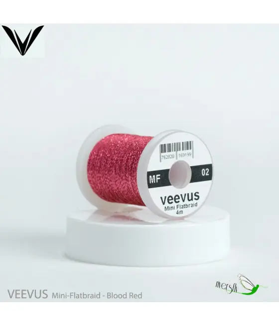 Veevus Mini-Flatbraid Montaje de Moscas