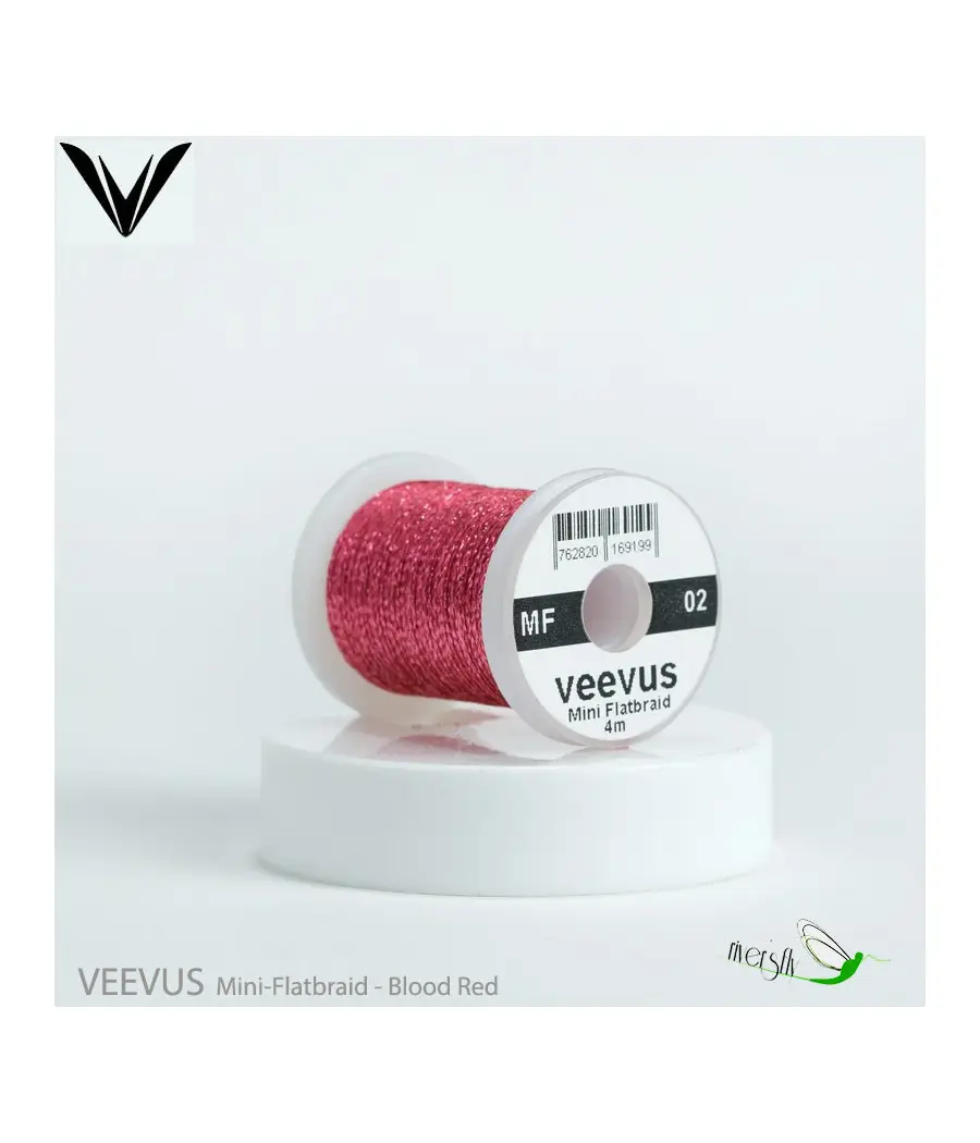 Veevus Mini-Flatbraid Montaje de Moscas