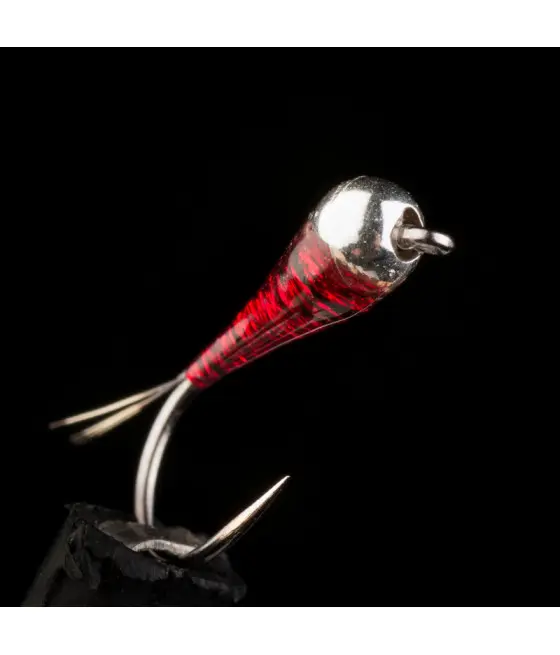 Nimphe Perdigon MG Rouge Pêche a la mouche