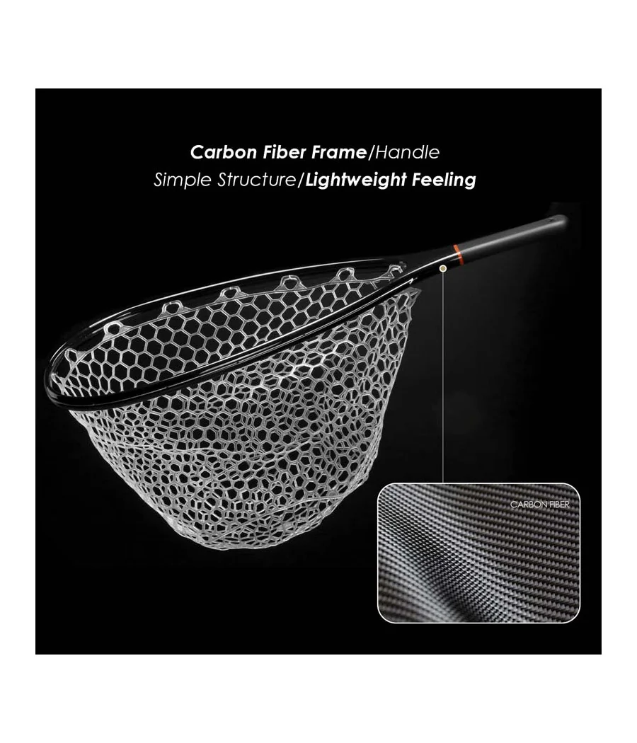 Epuisette Sunshine en Fibre de Carbone