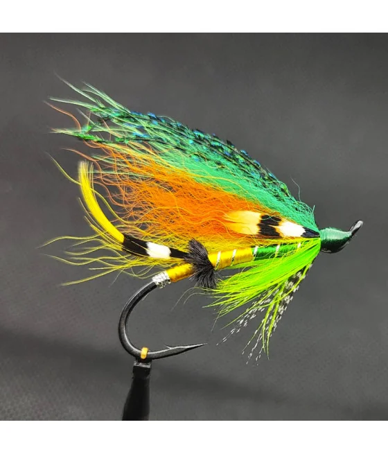 Mosca de Salmón Green Highlander