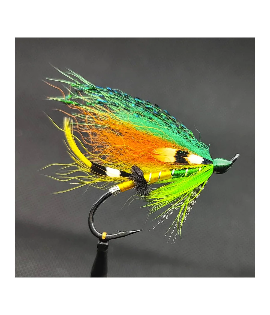 Mosca de Salmón Green Highlander
