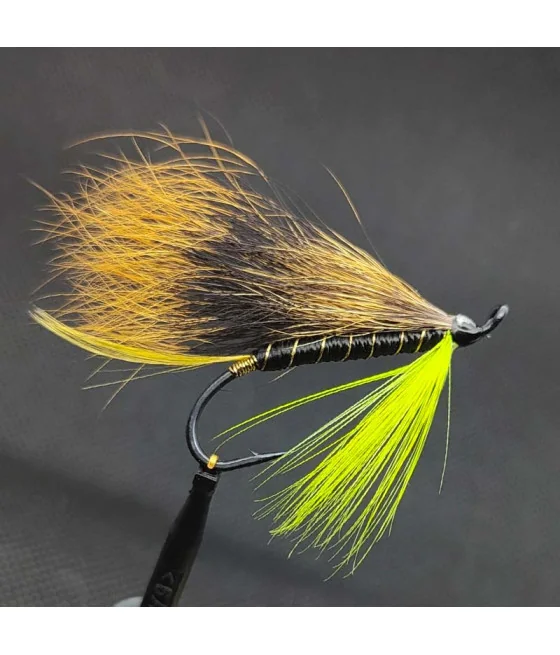 Mosca de Salmón Hairy Mary Amarilla