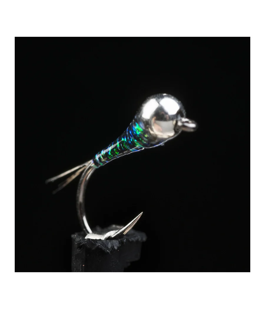Nimphe Perdigon Peacock Pêche á la Mouche
