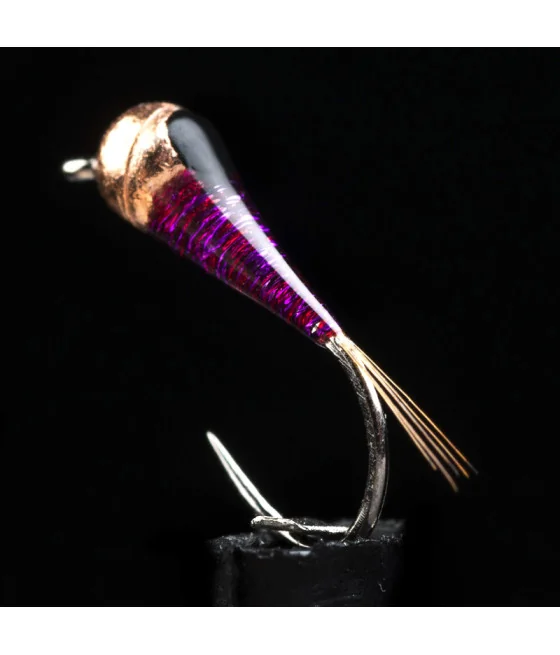 Ninfa Perdigón MG Cereza Pesca con Mosca