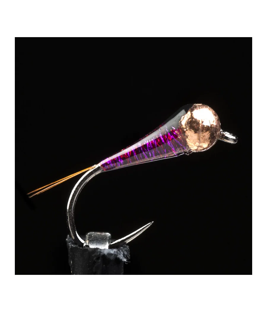 Ninfa Perdigón MG Cereza Pesca con Mosca