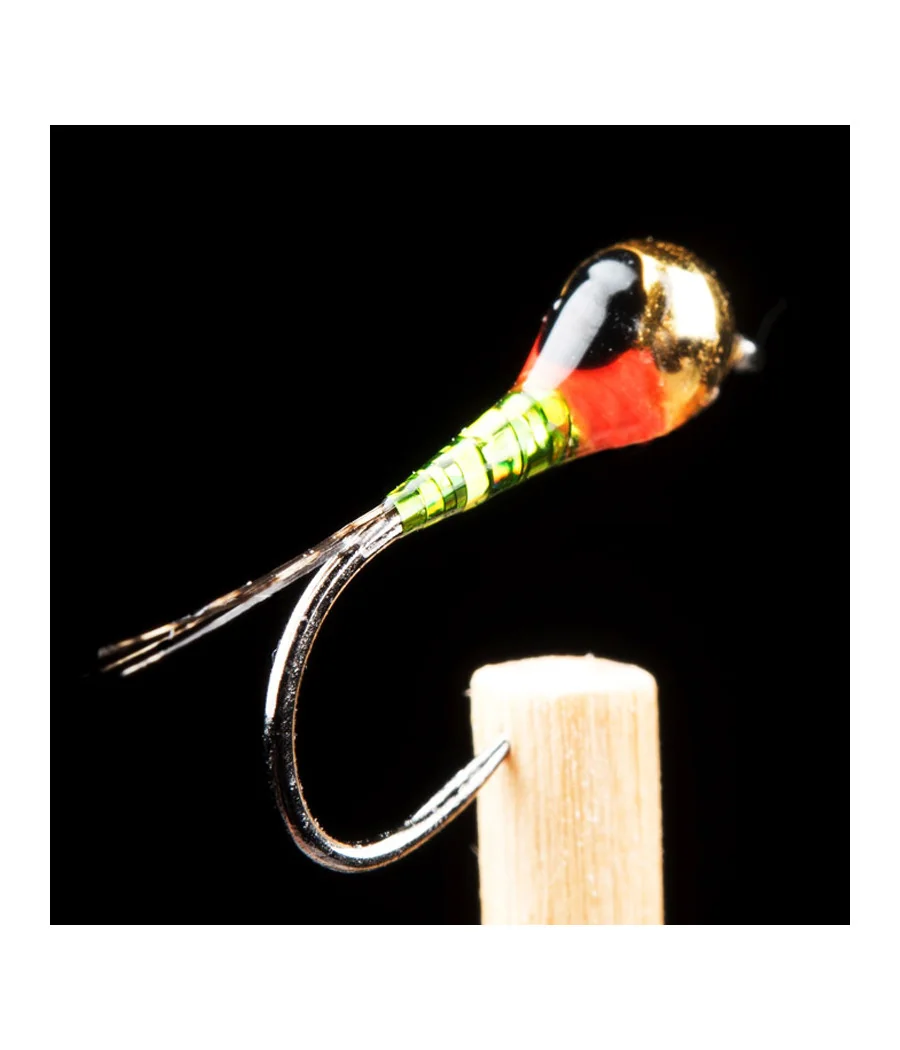 Ninfa Perdigon Liquid Olive pesca a Mosca