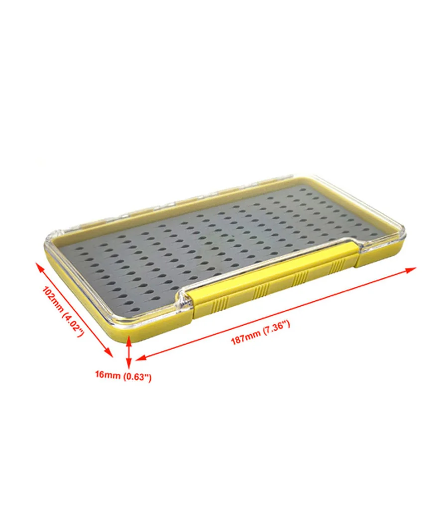 Caja de Moscas Tear Drop Silicona Pesca con Mosca