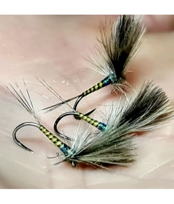 JMC Royal Quill de Pavo Desbarbado a Mano Montaje de Moscas