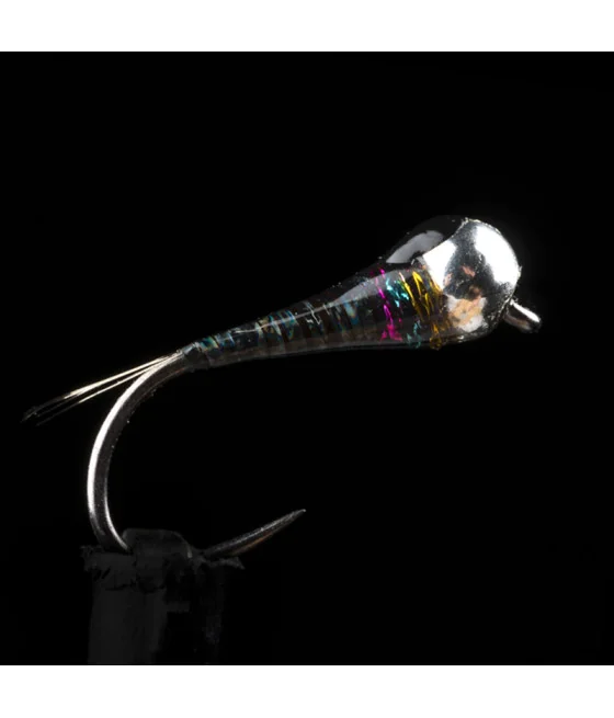 Ninfa Perdigón Pesca a Mosca Black Rainbow