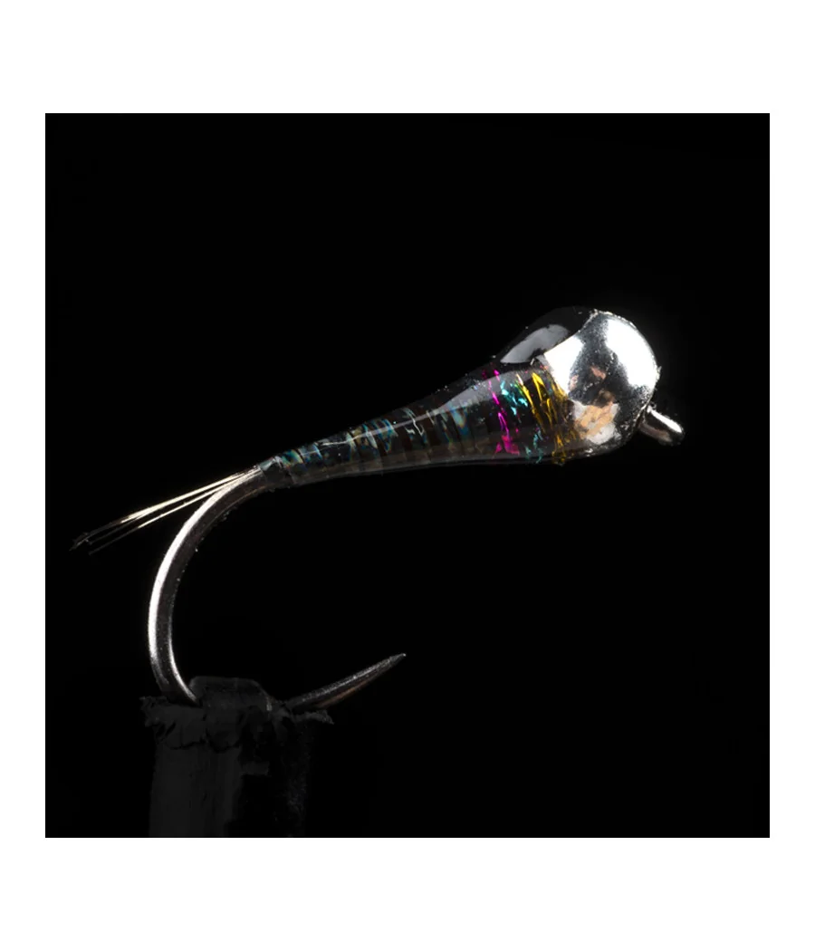 Ninfa Perdigón Pesca a Mosca Black Rainbow Ninfa Perdigón Pesca a Mosca Black Rainbow