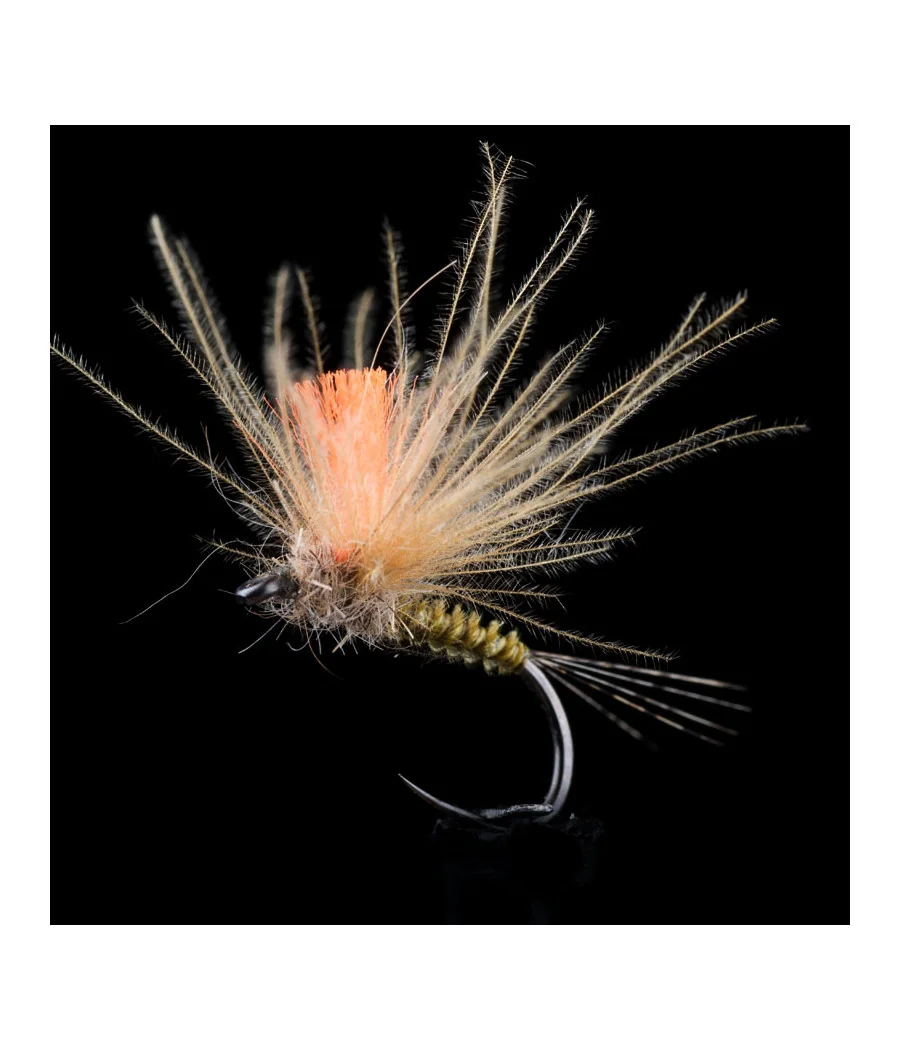Golden Olive CDC May Fly by Riversfly