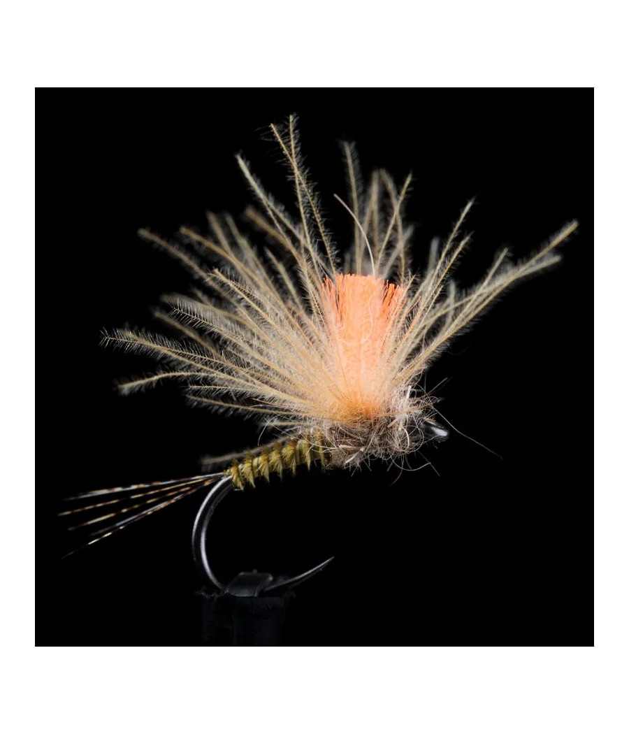 Golden Olive CDC May Fly by Riversfly