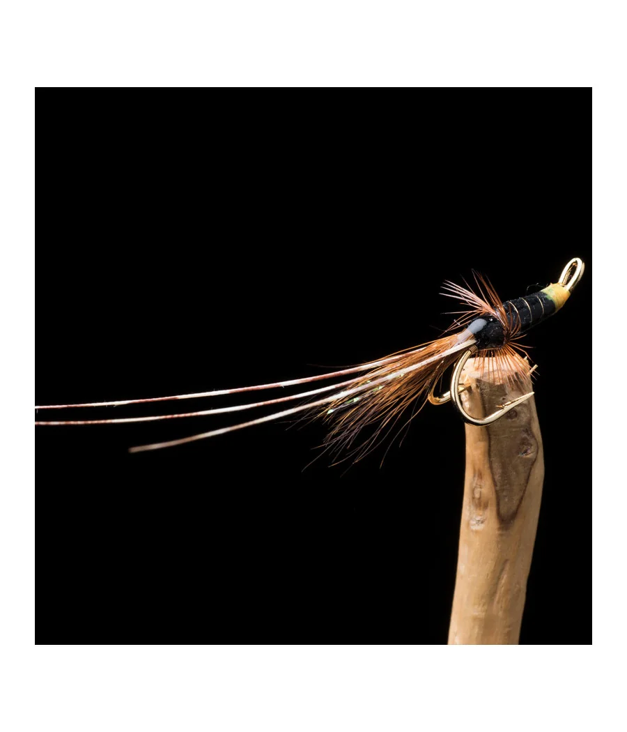 Mouche à Saumon Black Francis Yellow Head