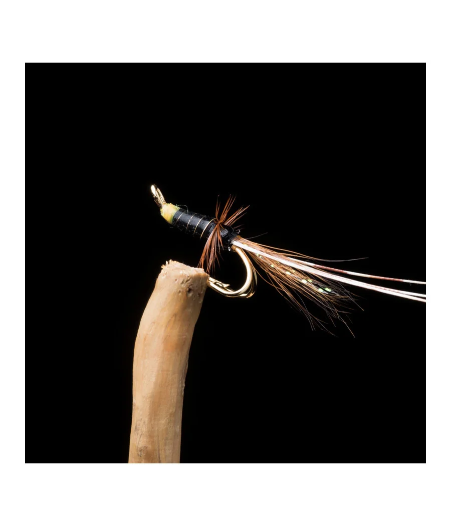 Mouche à Saumon Black Francis Yellow Head