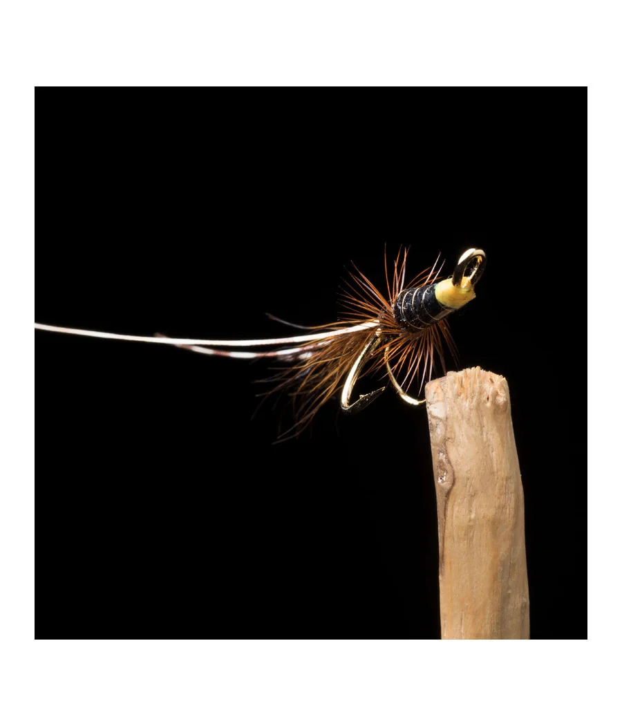 Mouche à Saumon Black Francis Yellow Head