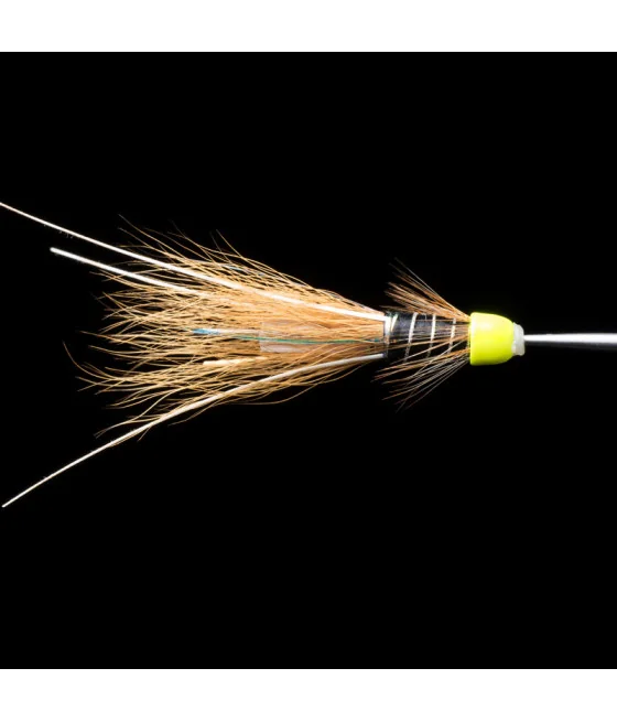 Black Snaelda Salmon Fly