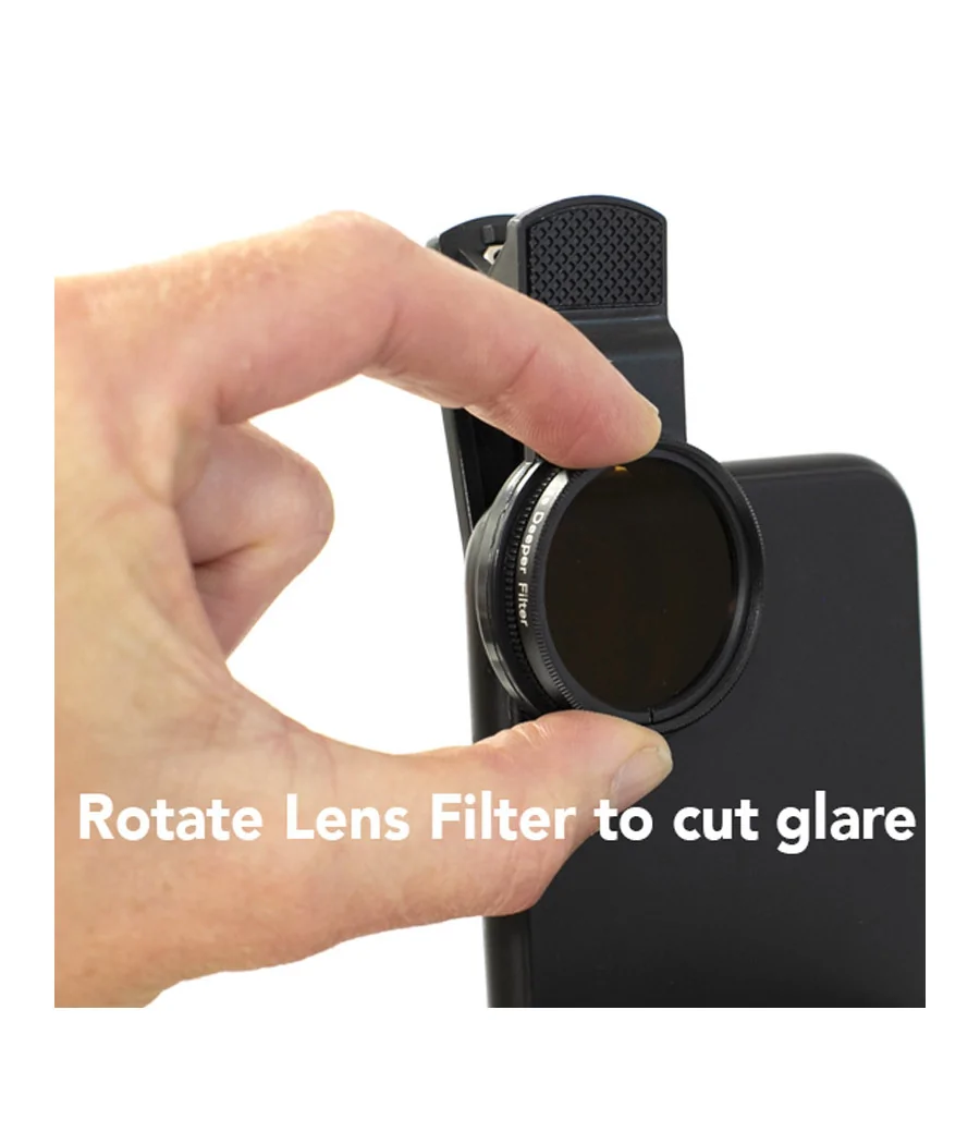 Clip Polarizado para Smartphone de Fortis